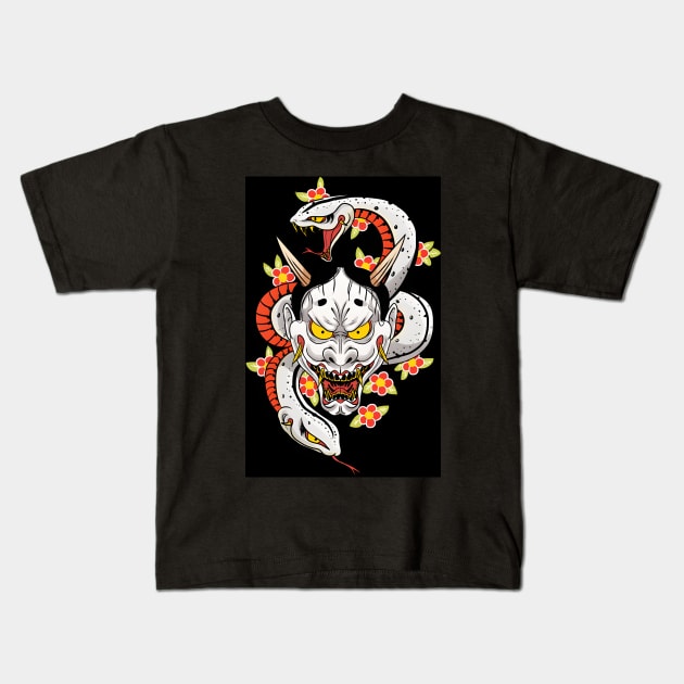 Majima Tatoo Hanya Kids T-Shirt by wenderinf